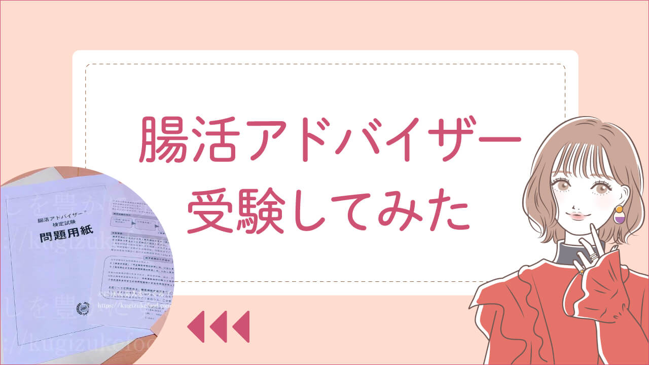 腸活アドバイザー資格試験難易度や合格率を受験して調査