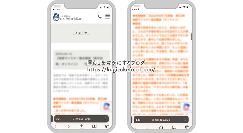 発酵マイスター資格講座の口コミ