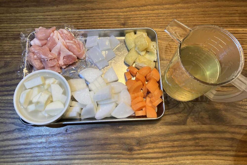 発酵食品腸活レシピ「豚肉と根菜のみそ煮」
