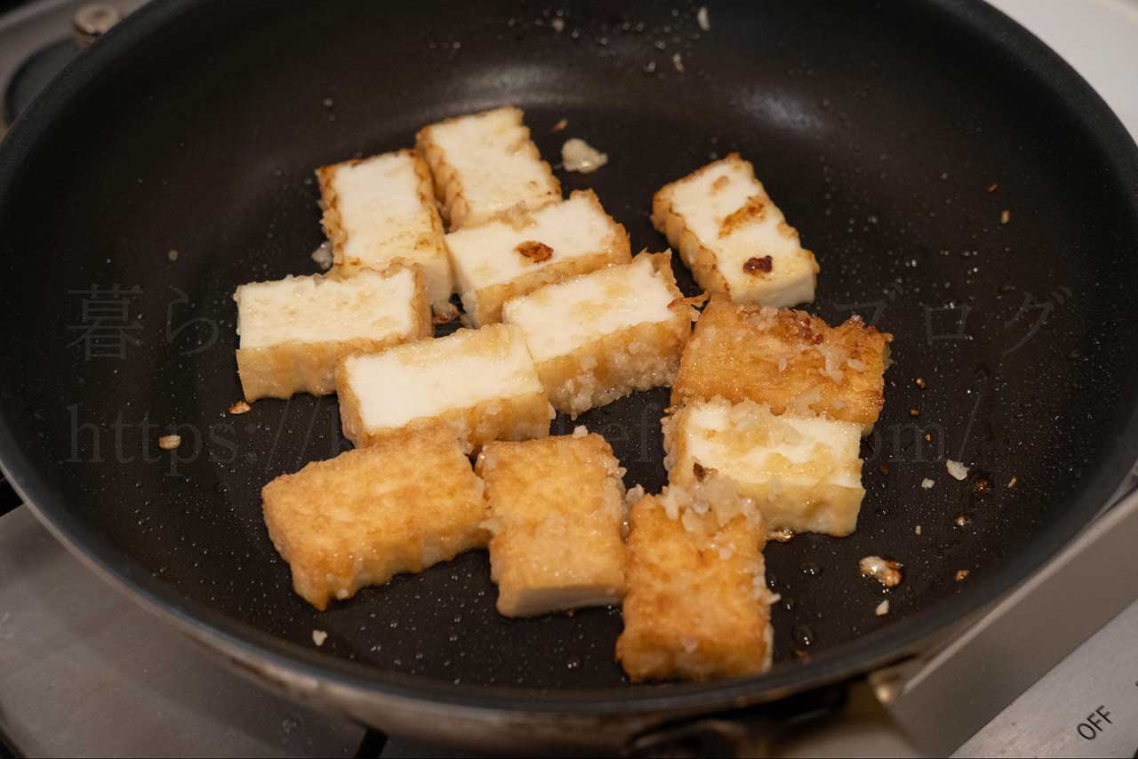 発酵食品腸活レシピ「中華麹使用!厚揚げのエスニックあんかけ」
